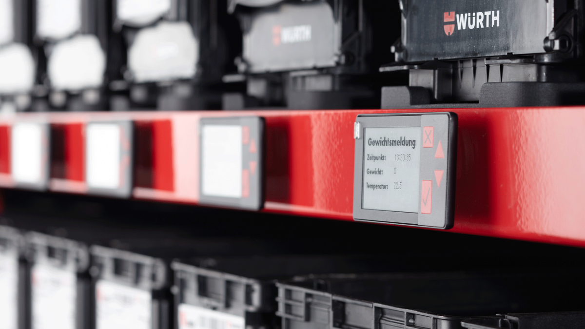 iDISPLAY_Digital rack display_Wuerth Industry Service Vietnam
