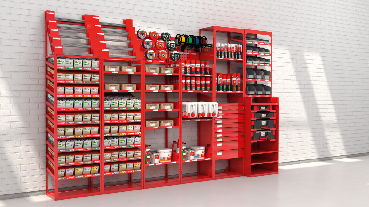 Shelf Systems_Personal Protective Equipment_Wuerth Industry Service Vietnam